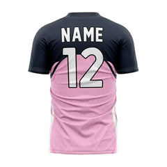 Custom Pink Polka-Dots Team Soccer Jersey