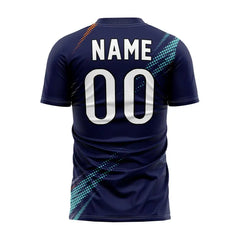 Custom Blue Aurora Team Soccer Jersey