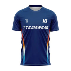 Iridescent Custom Team Adult Youth Blue Soccer Jersey