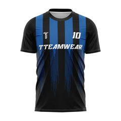 Blue Stripes Custom Team Adult Youth Soccer Jersey