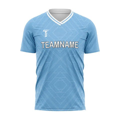 Custom Blue Diamond Team Soccer Jersey