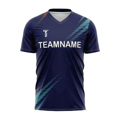 Custom Blue Aurora Team Soccer Jersey