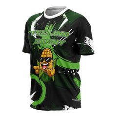 Peeling Corny Green Custom Cornhole Jersey