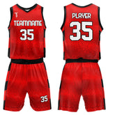 Custom Static Noise Adult Youth Basketball Jersey Set