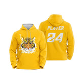 Custom Tiger Loose-Fit Pullover Hoodie Sweatshirt