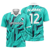 Sapphire Trace Polo Shirt 3D effect