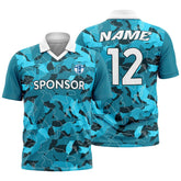 Dynamic Camo Polo Shirt 3D effect