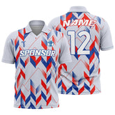 Nebula Grid Polo Shirt 3D effect