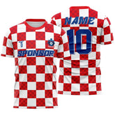 Checkerboard Custom Team Soccer Jersey