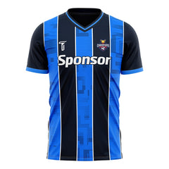 Custom Team Harbor Stripe Adult Youth Soccer Jersey