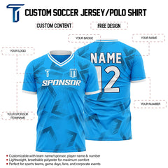 Custom Team Velocity Fade Adult Youth Soccer Jersey