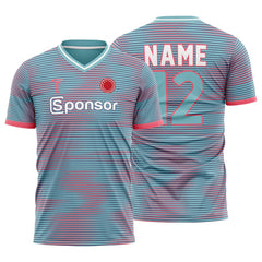 Custom Team Mystic Wave Adult Youth Soccer Jersey