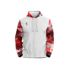 Custom Ruby Loose Fit Zipper Cardigan Hoodie Sweatshirt