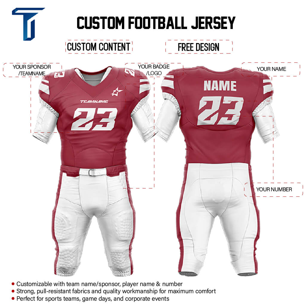 200 Series American Football Jersey & Integrated Pants custom content
