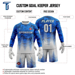 Custom Chevron Soccer Goalkeeper Jersey Set
