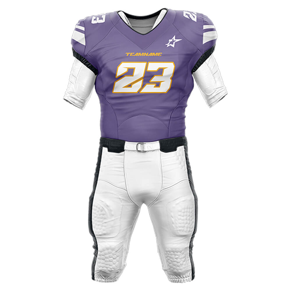 200 Series American Football Jersey & Integrated Pants 3D front