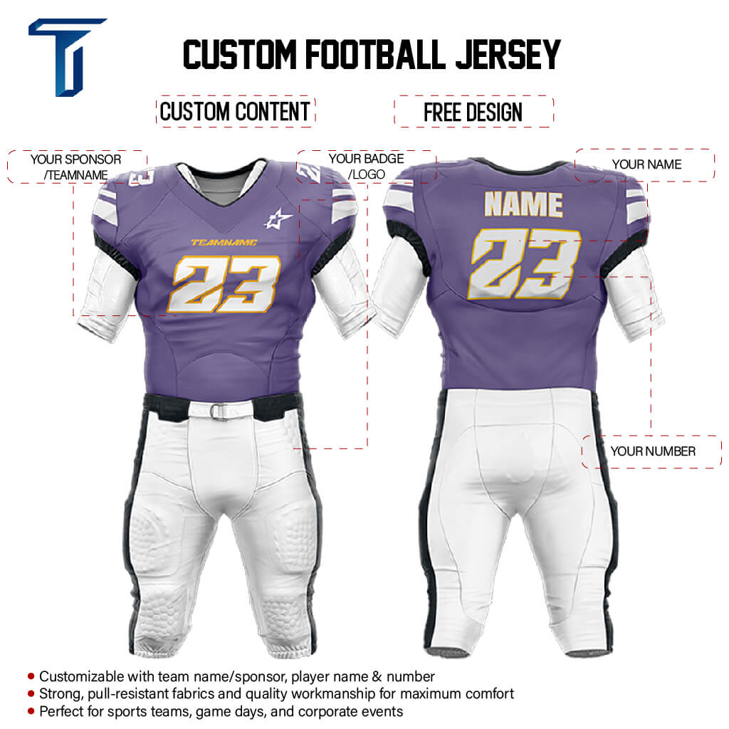 200 Series American Football Jersey & Integrated Pants custom content