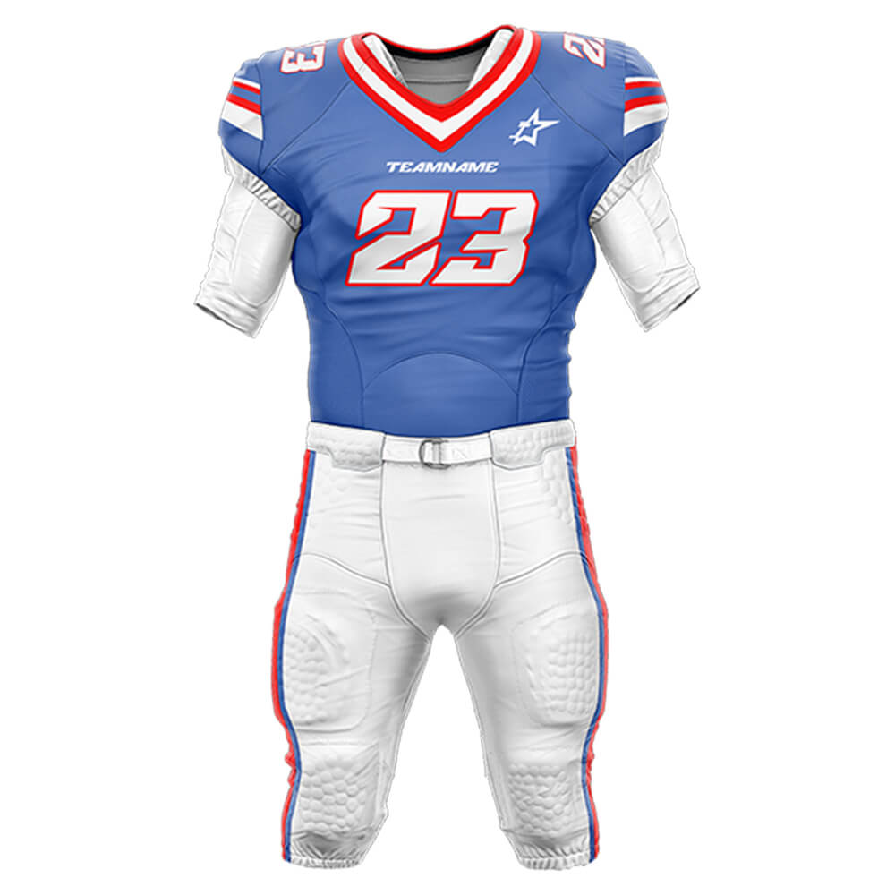 200 Series American Football Jersey & Integrated Pants 3D front