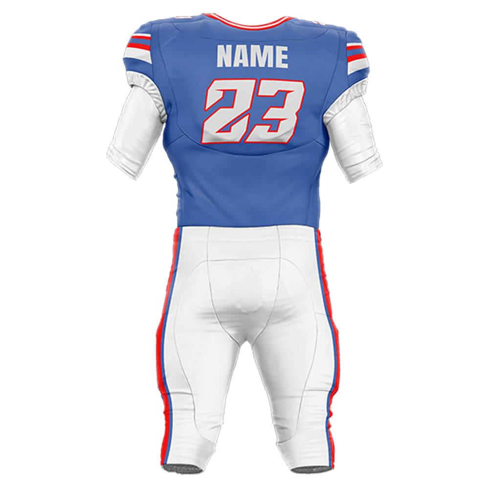 200 Series American Football Jersey & Integrated Pants 3D back