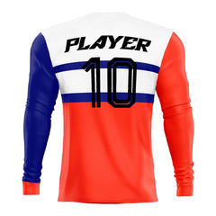 Custom USA Long Sleeve Rugby Social Jersey