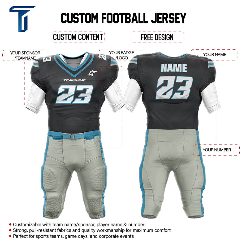 200 Series American Football Jersey & Integrated Pants custom content