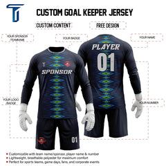 Custom Argyle Soccer Goalkeeper Jersey Set
