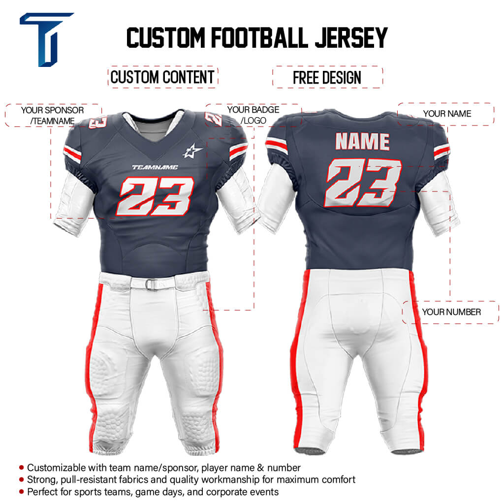 200 Series American Football Jersey & Integrated Pants custom content
