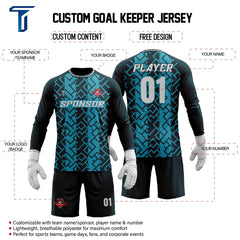 Custom Geometric Soccer Goalkeeper Jersey Set
