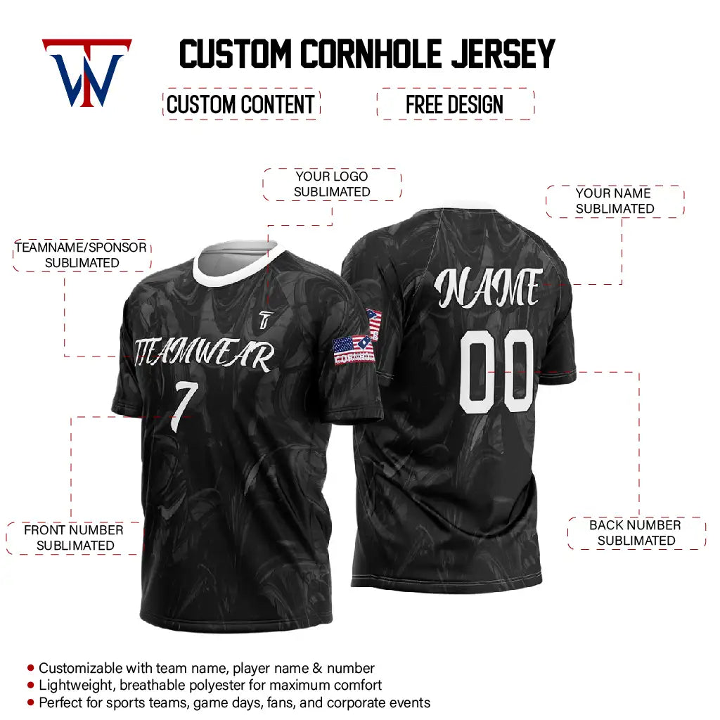 Obsidian Wire Custom Cornhole Jersey