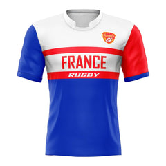 Custom France Pro Match Rugby Jersey