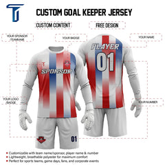 Custom Fusion Weave Soccer Goalkeeper Jersey Set