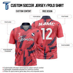 Russet Trace Polo Shirt custom content