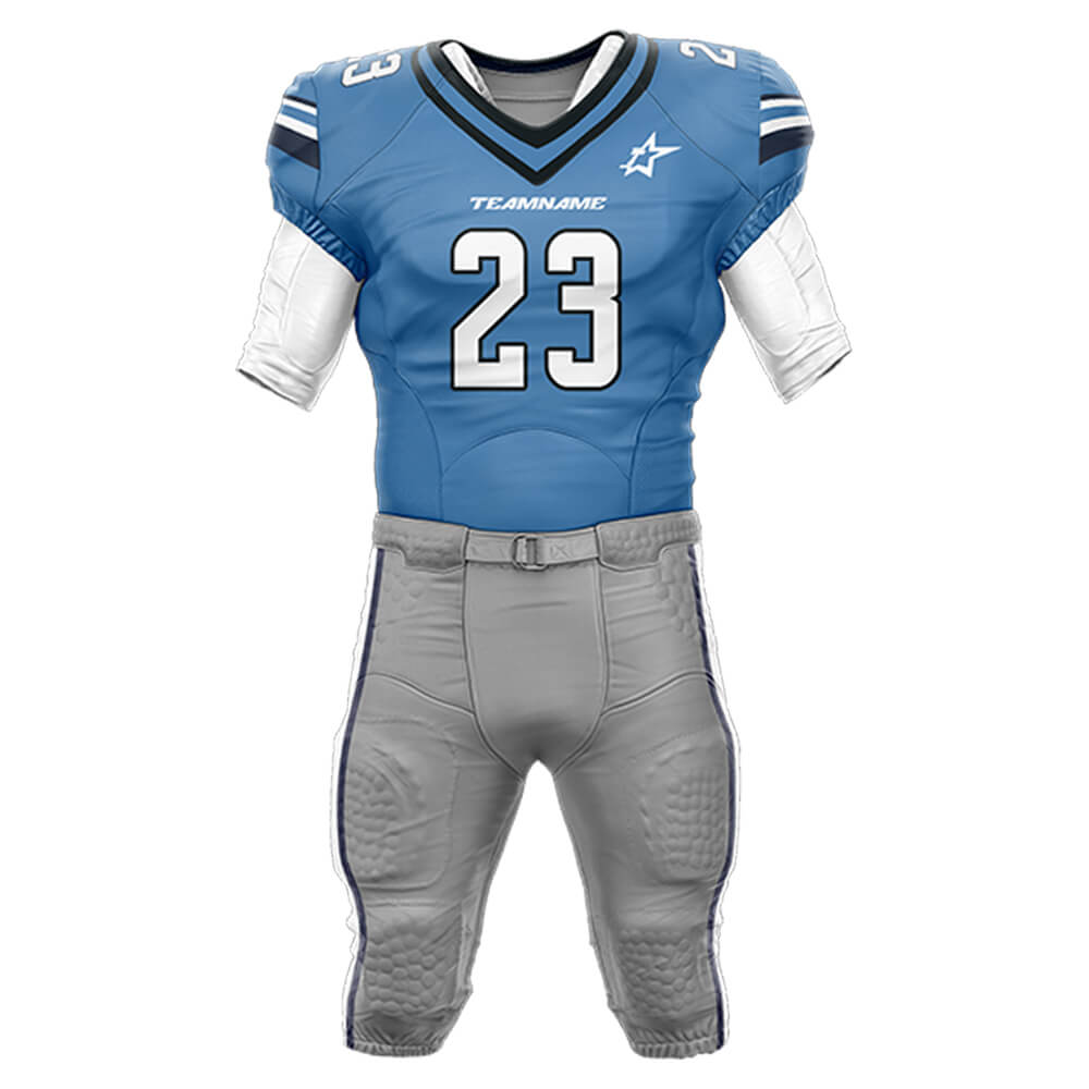 200 Series American Football Jersey & Integrated Pants 3D front