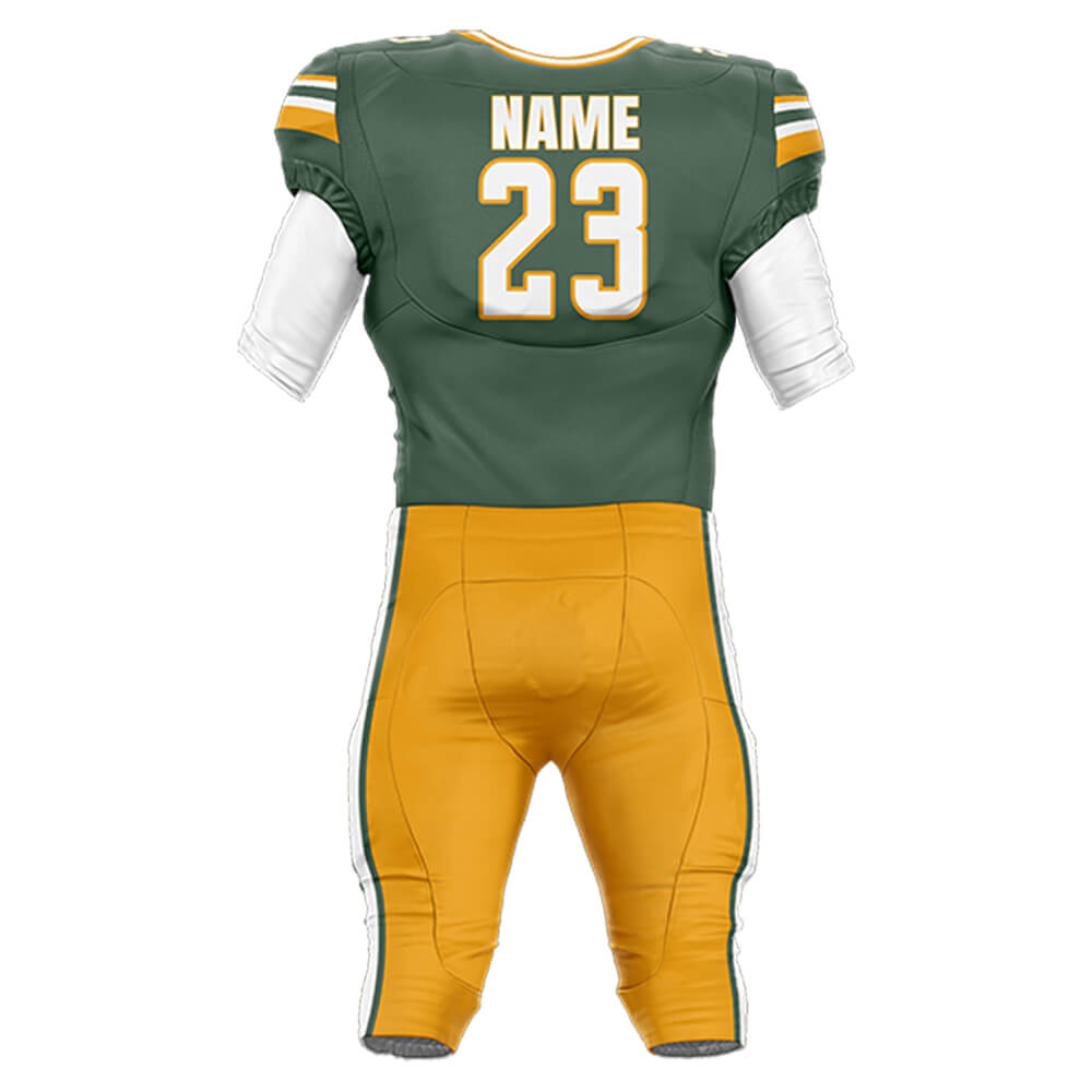 200 Series American Football Jersey & Integrated Pants 3D back