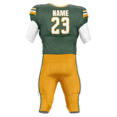 200 Series American Football Jersey & Integrated Pants 3D back