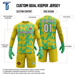 Custom Equinox Band Soccer Goalkeeper Jersey Set