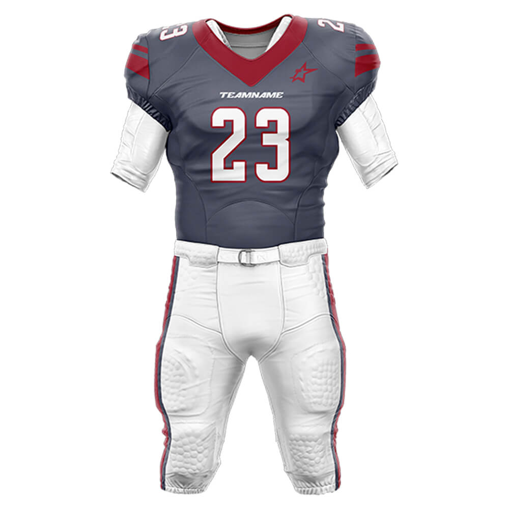 200 Series American Football Jersey & Integrated Pants 3D front