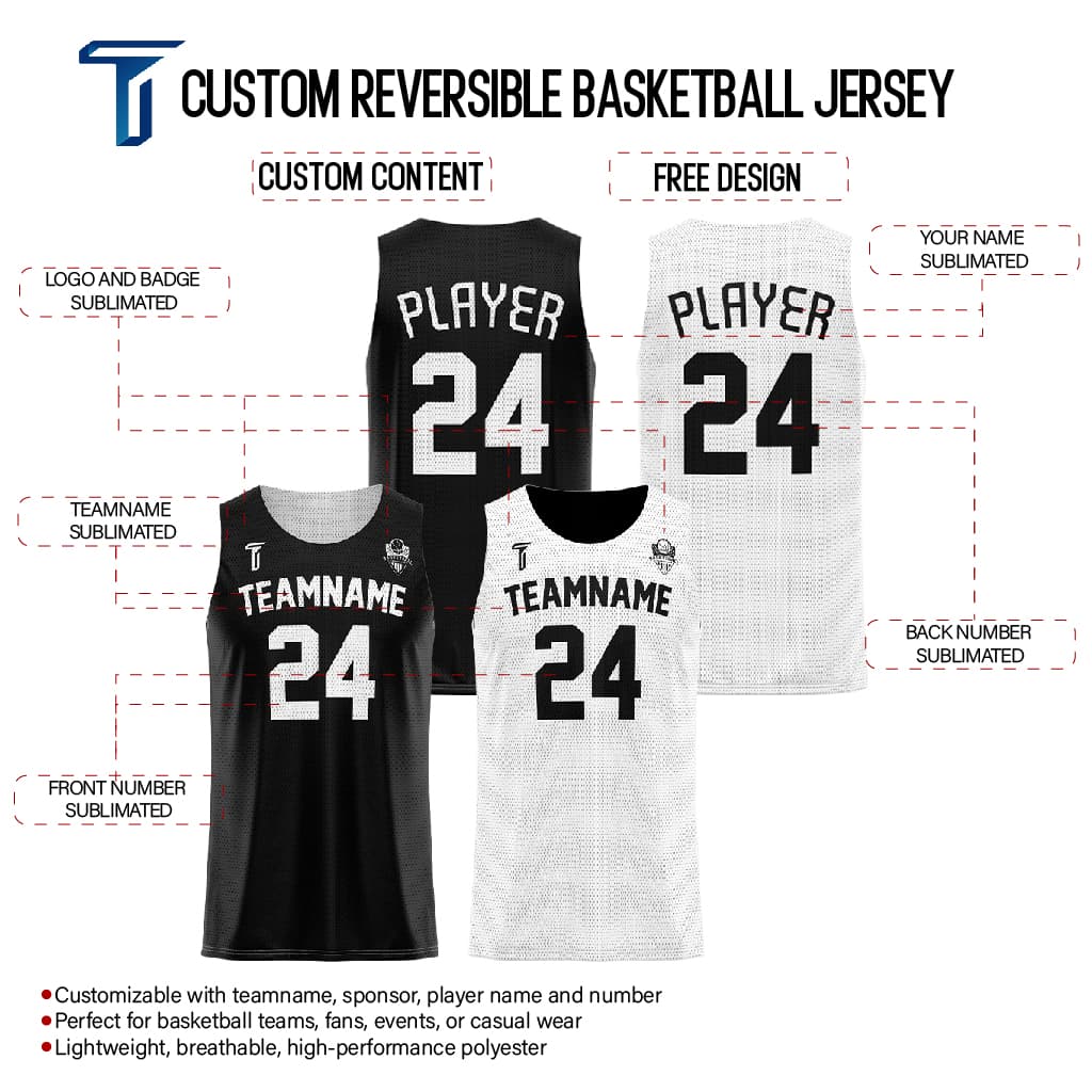 tteamwear custom reversible jersey