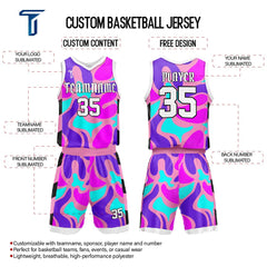Custom Dopamine Adult Youth Basketball Jersey Set