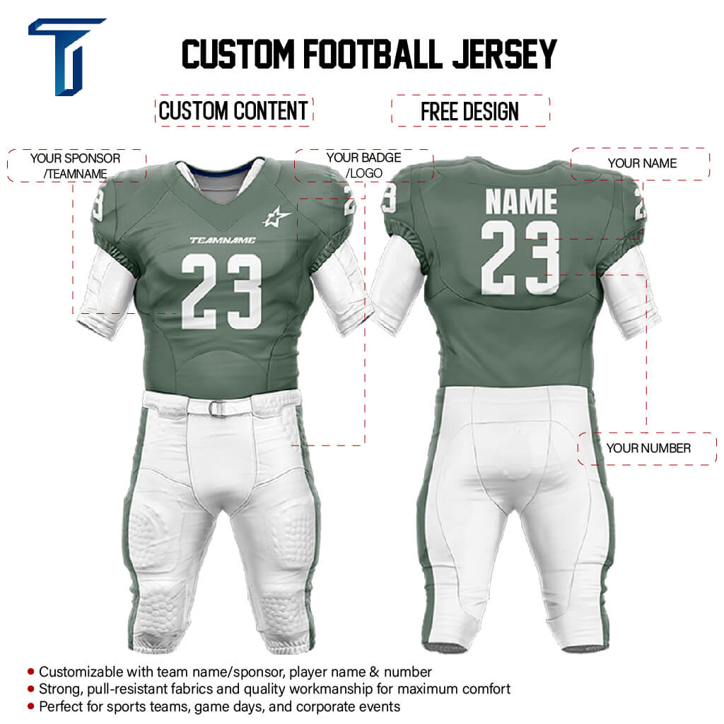 200 Series American Football Jersey & Integrated Pants custom content
