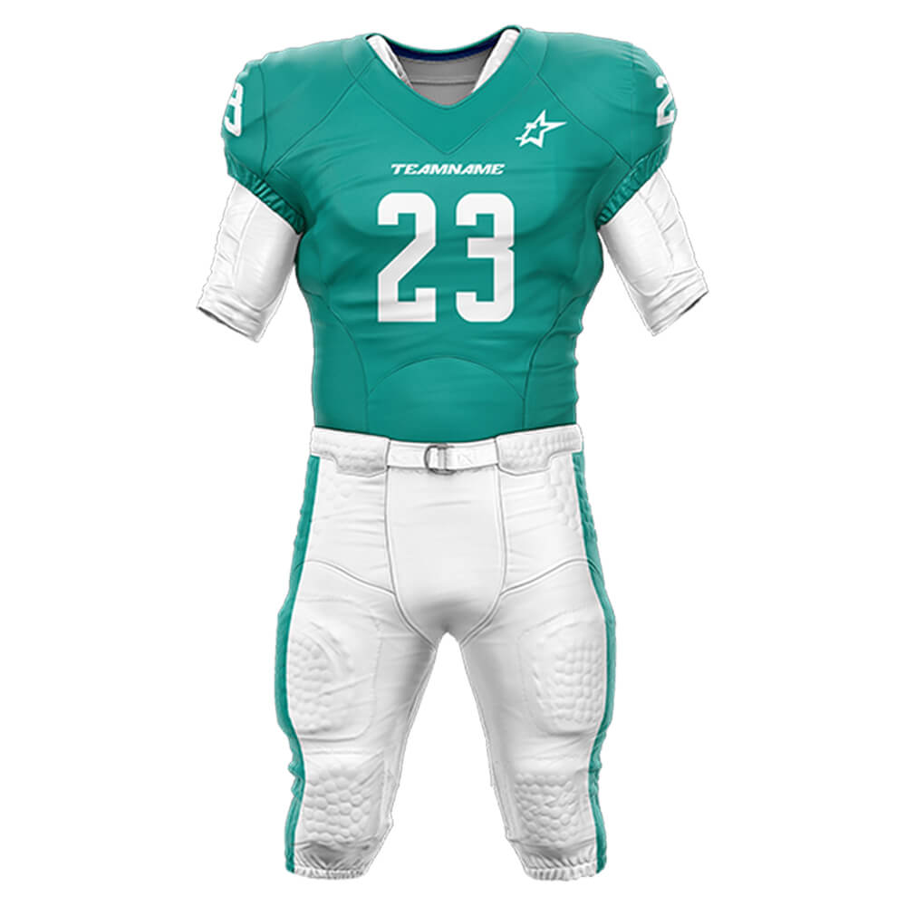 200 Series American Football Jersey & Integrated Pants 3D front
