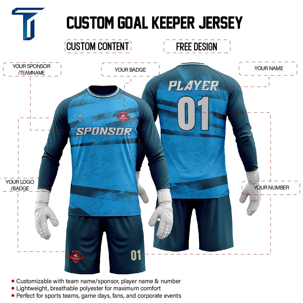 Custom Vanguard Soccer Goalkeeper Jersey Set