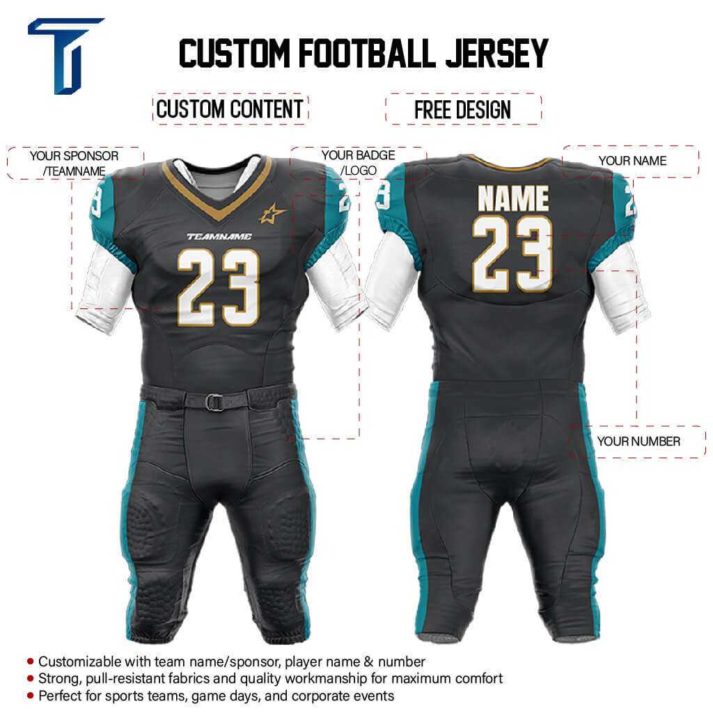 200 Series American Football Jersey & Integrated Pants custom content