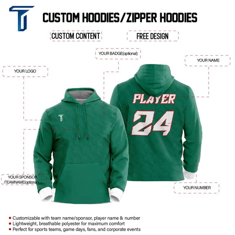Custom Green Loose-Fit Mexico Pullover Hoodie Sweatshirt