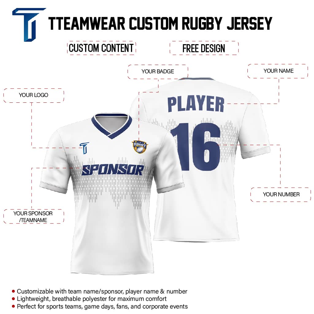 Custom Pulse Club Match Rugby Jersey