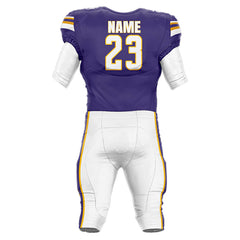 200 Series American Football Jersey & Integrated Pants 3D back