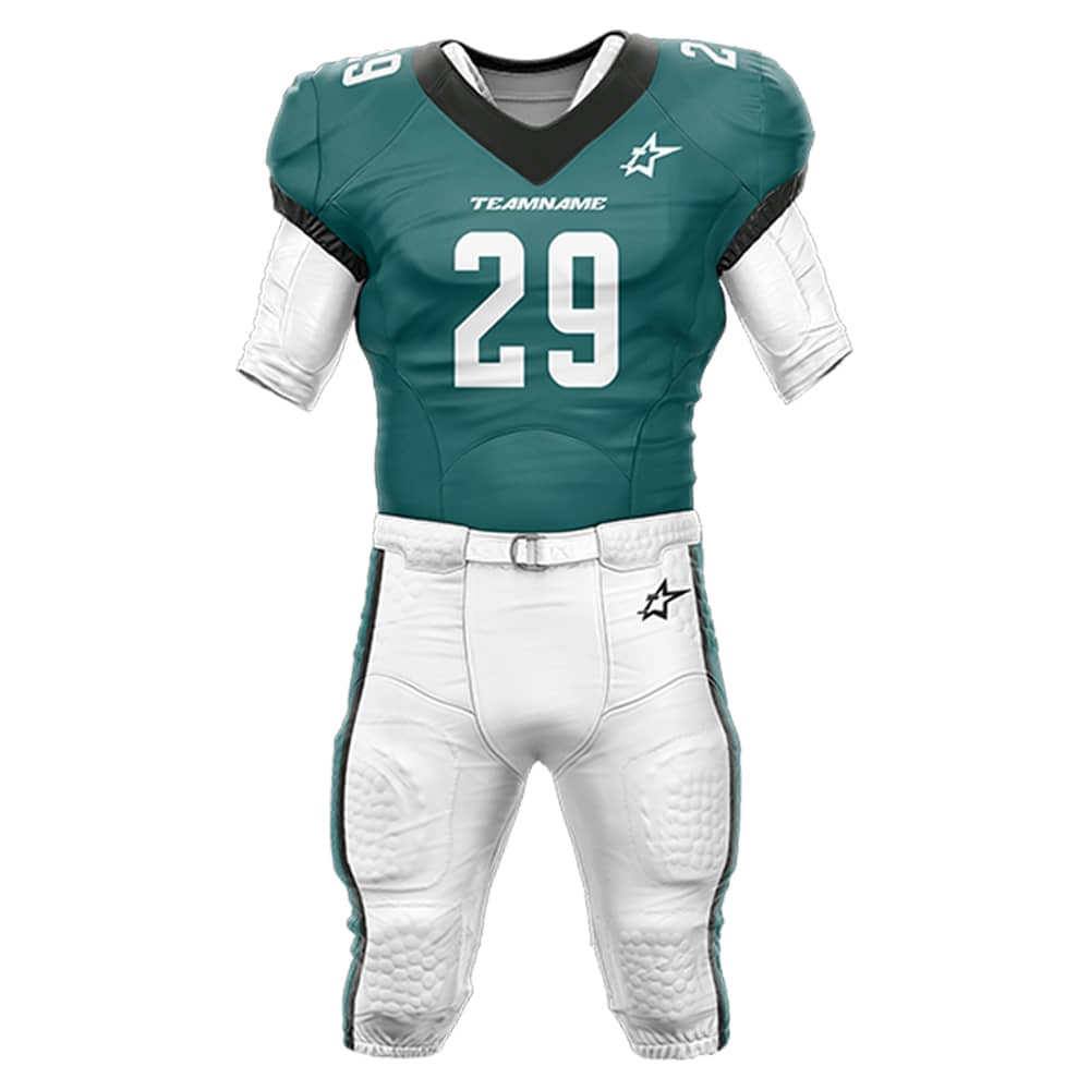 200 Series American Football Jersey & Integrated Pants 3D front