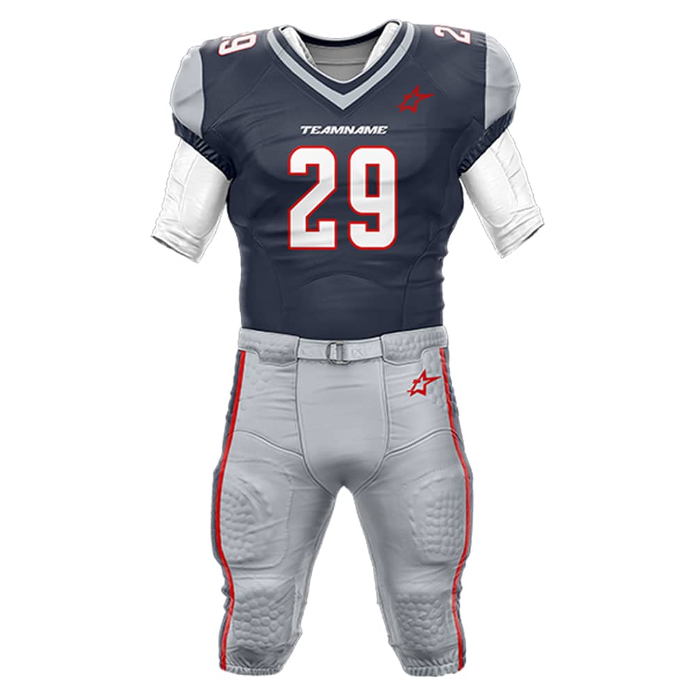 200 Series American Football Jersey & Integrated Pants 3D front