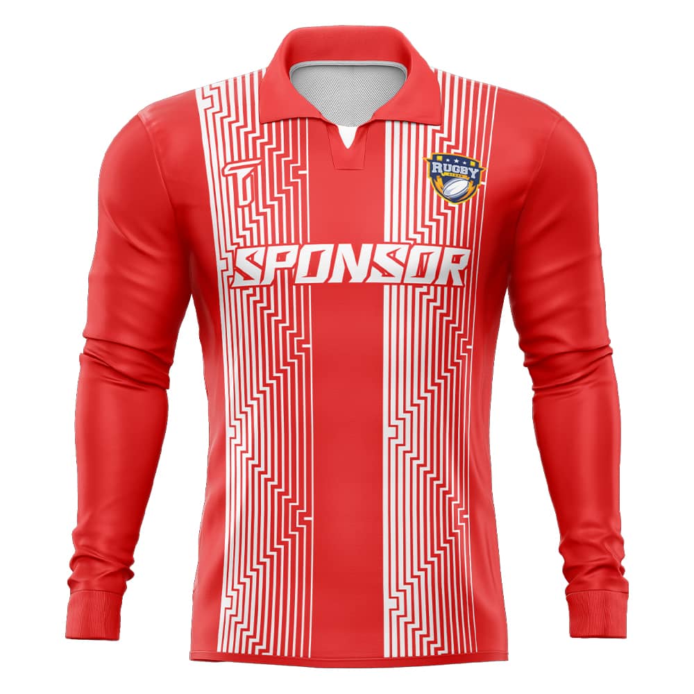 Custom Blaze Long Sleeve Rugby Social Jersey