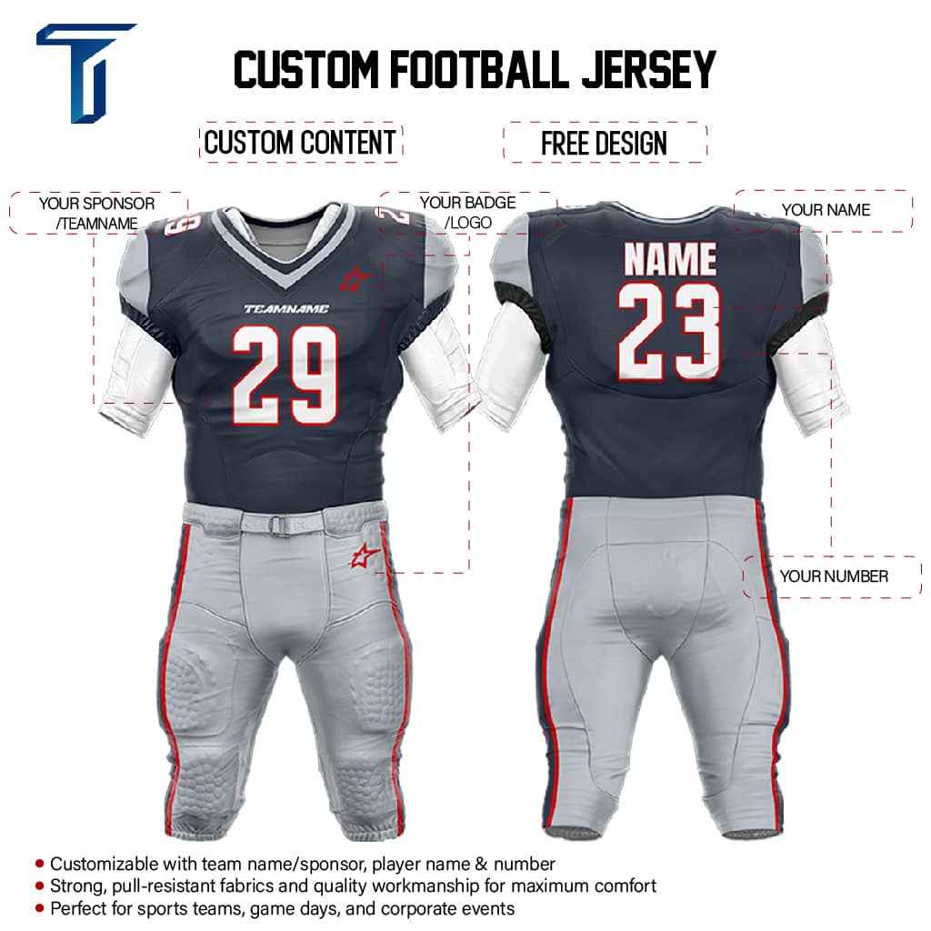 200 Series American Football Jersey & Integrated Pants custom content